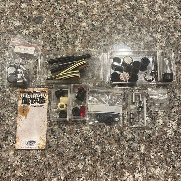 Hot Topic Morbid Metals Body Jewelry bundle - Picture 1 of 8